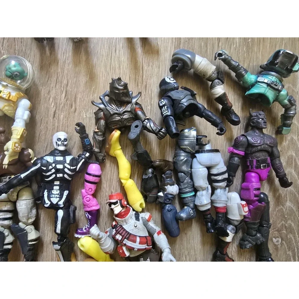 Huge Fortnite Action Figure Mixed Lot - Jazwares Parts, Repair, Custom Fodder 4